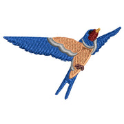 Flying Swallow digitized embroidery design