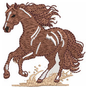 Horse digitized embroidery design