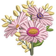 Chrysanthemum digitized embroidery design