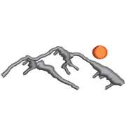 Yosemite digitized embroidery design