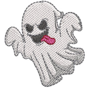 White Ghost digitized embroidery design