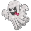 White Ghost digitized embroidery design