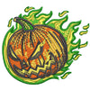 Fire Pumpkin digitized embroidery design