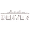 Denver City Skyline digitized embroidery design