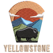 Wyoming YellowStone National Park digitized embroidery design