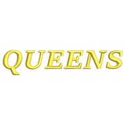 New York Queens District Logo digitized embroidery design