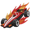 Red Racing Car digitized embroidery design