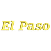 El Paso Logo digitized embroidery design