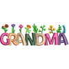 Grandma with Flowers digitized embroidery design