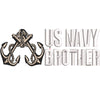 Proud Brother Navy Veteran digitized embroidery design