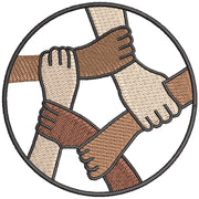 United Friends digitized embroidery design