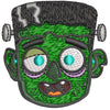 Cartoon Style Frankenstein Logo digitized embroidery design