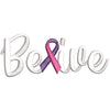 Cancer Awareness With Belive digitized embroidery design