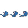 Cute Running Cat digitized embroidery design