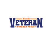 Forever Proud Veteran dtg printing design