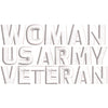 Woman Us Army Veteran digitized embroidery design