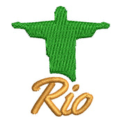 Rio De Janeiro Landmark digitized embroidery design