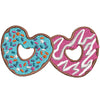 Donuts digitized embroidery design