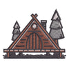 Lodging in the Forest digitized embroidery design