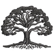 Pine Tree Logo digitized embroidery design