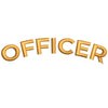 Officer digitized embroidery design