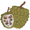 Cherimoya digitized embroidery design