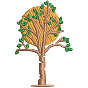 Tree Patterns digitized embroidery design