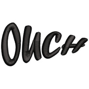 Ouch digitized embroidery design