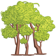 Old Tree digitized embroidery design