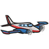 Light Airplane digitized embroidery design