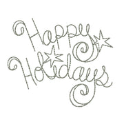 Glitter Happy Holiday Logo