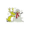 Reindeer and Snowman