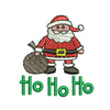 Ho Ho Ho Santa Logo