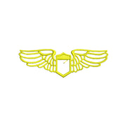 Original Airforce Military Wings Outline