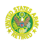 US Army Retired Circle Symbol