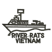 River Rats Vietnam with Riverboat Logo