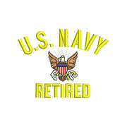 US Navy Retired Military Mark