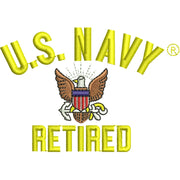 Licensed US Navy Retired Military Mark