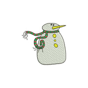 Snowman with Scarf