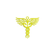 Original Medical Caduceus Outline