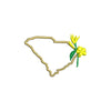 South Carolina Yellow Jessamine with Map