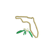 Florida Orange Blossom with Map