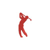 Silhouette of Golfer Swing