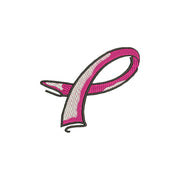 Hot Pink Ribbon Breast Cancer Icon