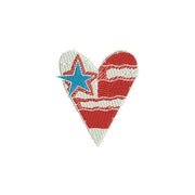 US Flag inside Heart