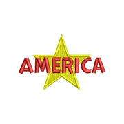 Wording of America with Star