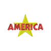 Wording of America with Star