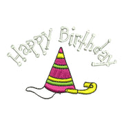 Glitter Happy Birthday Logo