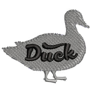 Duck Logo digitized embroidery design