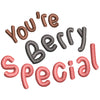 You're Berry Special digitized embroidery design